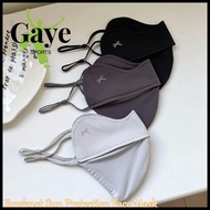 GS Nylon Face Cover Bowknot Sun Protection Face Reusable Washable Ice Silk Face Trendy Solid Color UV Face Shield Running Riding