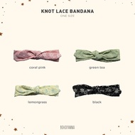 Bohopanna Knot Lace Bandana - Knot Bow Part.1 - Baby Ribbon Bandana