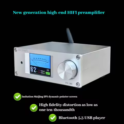 CHUBAN F9 HIFI new generation preamplifier with Bluetooth 5.3 USB player independent decoding true c