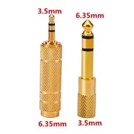 Audio Adapter 6.5MM to 3.5MM Jack Plug 3.5MM to 6.5mm Audio Converter Audio Adapter Jack