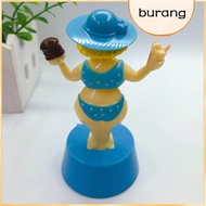 Cute Car Decor Solar Powered Ornament Hawaiian Girl Car Decor.Solar Power