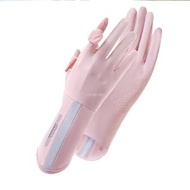 IYYUOR 女士太陽防護手套，UPF 50+ UV防護手套，防滑手套，戶外運動訓練手套，觸控屏手套-灰色