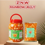 ZNW Rainbow Jelly Fruit Jelly Sinkers For Fruit Tea / Milktea / Fruit Soda Jelly Snack