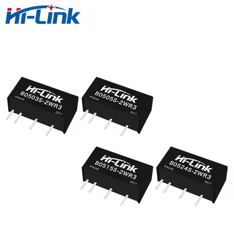 5pcs Free shipping DCDC Isolated Power Modules converter 1500VDC 2W B0503S-2WR3 B0505S-2WR3 B0515S-2