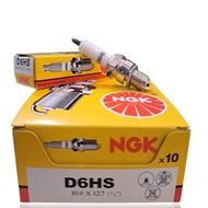 Spark Plug D6HS/D6HA NGK Motor HONDA C90 C 90 D6 HS Bebek Large Thread S90 S90Z 90ZD6HS