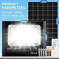KUCHVZ Solar Light Big Promo Sale 10000 Watts Outdoor Lighting Solar Light with Solar Panel 500W Hea