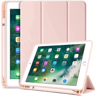 Case For iPad Air 2 Air 4 5 10.9 3 Wake up Case For Ipad 10.2 Pro 10.5 11 2022 M2 9.7 Mini 4 5 6 with Pencil Holder Silicon Funda Cover