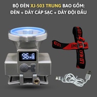 Đèn pin đội đầu XJ 503 siêu sáng chất lượng cao chống nước thời gian soi sáng lên tới 60 giờ tối đa