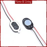AOTO 2 Pieces 8Ω 1W 1510 Speaker Oval Loudspeaker Driving Record Phone Speaker 1015 SNR 100 dB 8 ohm