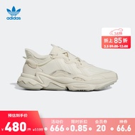 adidas阿迪达斯官方三叶草OZWEEGO男女休闲跑步复古老爹鞋 白/米色 39(240mm)