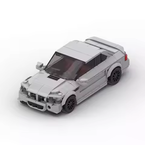 MOC Car BMWed BWM E46 M3 CSL F2 Racing Vehicle Building Block