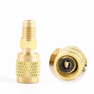 Adapter to 5/16"charging Hose Pump R410A Brass for Refrigerant HVAC Mini Split Air Conditioners 1/4"