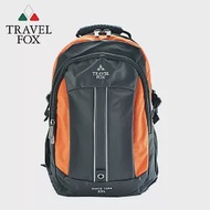 【TRAVEL FOX 旅狐】雙色尼龍輕量休閒後背包 (TB586-16)橘色