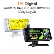 JONSBO DS339 Black 3.39 Inch IPS USB Secondary Monitor PC Parameter Display - Genuine Product