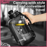 Mypink 2800ML Sports Water Bottle Large-capacity Gym Fitness Kettle Big-belly Water Cup With Straw O