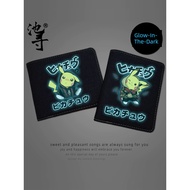 dompet budak lelaki Dompet Kanvas Jenama Pikachu Tide Lelaki Dompet Syiling Lelaki Dompet Kad Dompet
