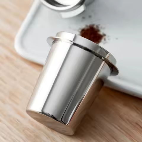 Coffee Dosing Cup 51/53/58 Mm Stainless Steel Coffee Dosing Cup Powder Feeder Part for Espresso Mach
