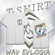 (73) KAOS DISTRO FASHION WAV EVLOGIA MOTIF EMOTE TIM EVOS ESPORT  MPL ID TUTOR DECK!!! MLBB PRIA WAN