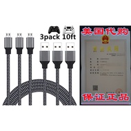 Micro USB Cable， Duractron PS4 Xbox One Controller Charging