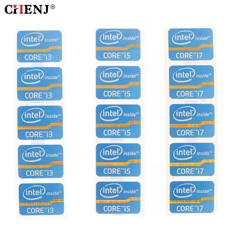 1pc/5pcs Mini DIY Sticker For 4th Generation Cpu Intel Core I3 I5 I7 I9 Logo Sticker LOGO Label Lapt