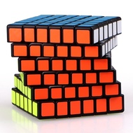 QiYi 6x6 Speed Cube 6x6x6 Magic Cube Black with Sticker 65mm