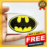 BATMAN LOGO STICKER EMBLEM RESIN FLEXIBLE ACCESSORIES OUTDOOR MOTORCYCLE ACCESSORIES