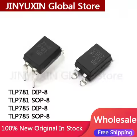 50Pcs TLP781 P781 DIP-8 TLP781 SOP-8 TLP785 P785 DIP-8 TLP785 SOP-8 TLP781GB TLP785GB IC Chip Wholes