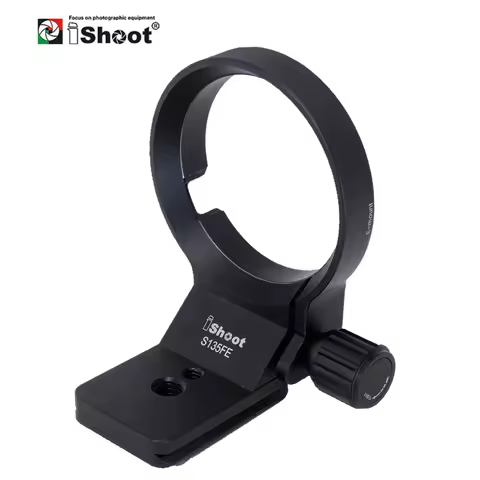 iShoot Lens Collar Foot with Camera QR Plate for Sony FE 135mm F1.8 GM Sony 70-350 16-55mm f2.8 G Tr