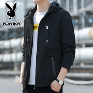 ♈Jaket lelaki Playboy musim bunga dan musim gugur Korea pakaian kasual bergaya kasual lelaki lelaki 