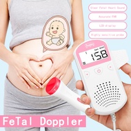 (Free Gel)Fetal Doppler Baby Heart Beat Pocket Fetal Rate Monitor LCD Probe Pregnancy Fetus-Listen t