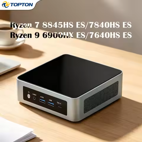 AMD Mini PC Ryzen 7 7840HS ES 8845HS ES R9 6900HX ES R5 7640HS ES 2xDDR5 NVMe Windows 11 WiFi6E Gami