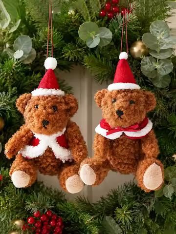 Cute Sheep Bea Pendant 2027 New Year Decoration Christmas Tree Pendant Window Decor Xmas Tree Hangin