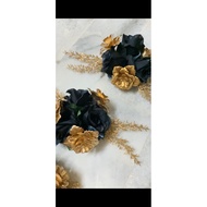 Bunga gubahan hantaran Black Gold