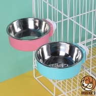 Tempat Makan Anjing Kucing Mangkok Stainless Steel Gantung Murah Impor