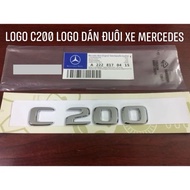 Embossed stamp C200 C220 C230 C250 MERCEDES car stickers with brand stamps