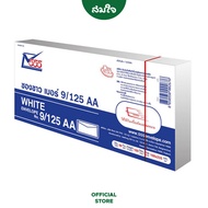 555 Paper plus ซองขาว เบอร์ 9/125 AA หนา 100 แกรม บรรจุ 50 ซอง/แพ็ค : ซองจดหมาย ซองเอกสาร