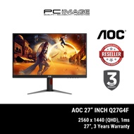 AOC Q27G4F 27" QHD 180Hz Gaming Monitor ( DP, HDMI, 3 Yrs Warranty )