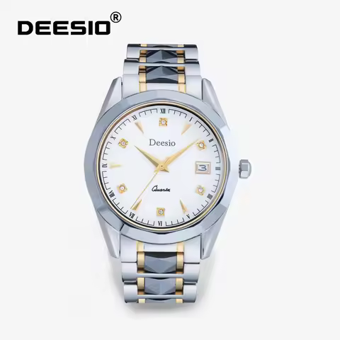 Deesio Mens Watch Business Casual Watch Luxury Japanese Quartz Movement Miyota 2315-3H Water Resista