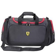 正品Ferrari 法拉利 中性防水行李袋【大】 - 黑色(PU材質)(原價4680優惠打8折3700元)