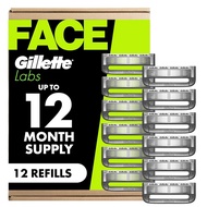 Gillette Labs Shaving Razor Blade Refills for Men, 12 Count JVOL