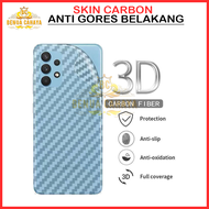 SKIN CARBON SAMSUNG A31/A52 5G/M31/A20S/A21S/S20 PLUS/S10 LITE ANTI GORES BELAKANG HP