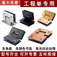 Sale Glass Door Hinge 180 Degree Stainless Steel Bathroom Clip 90 Degree Shower Room Door Hinge 135 