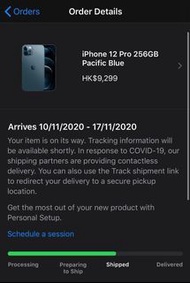 iPhone 12 pro 256g 太平洋藍