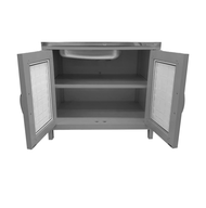 ADVANCED ตู้พร้อมซิงค์ล้างจานสเตนเลส 1 หลุมมีที่พัก 89x61x80 ซม. CAV-9060 MB2 สีเทา