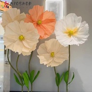 MIOSHOP Large Artificial Flower, Simulated 60cm Simulate Giant Flower,  giant Paper Fake Flower Head