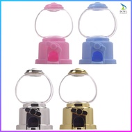 📎 4Pcs Mini Candy Dispenser Manual Gumball Machine Plastic Candy Holder Toy