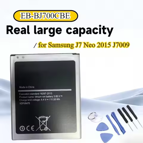 New EB-BJ700CBE Battery for Samsung J7 Neo 2015 J7009 - 3.85V 3000mAh Li-Polymer Replacement