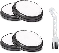 HEPA Filter for Jimmy B505 B506 BX5 BX6 6 Pro BX7 Pro WB55 WB73 Mite Vacuum Cleaner, 4 Pieces and Br