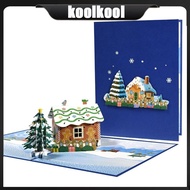 Kool Christmas Pop Up Card with 3D Gingerbread House Design Festive  Idea