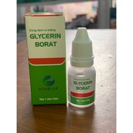 GLYCERIN BORAT - Box of 1 bottle of 10ml - for mouth and tongue